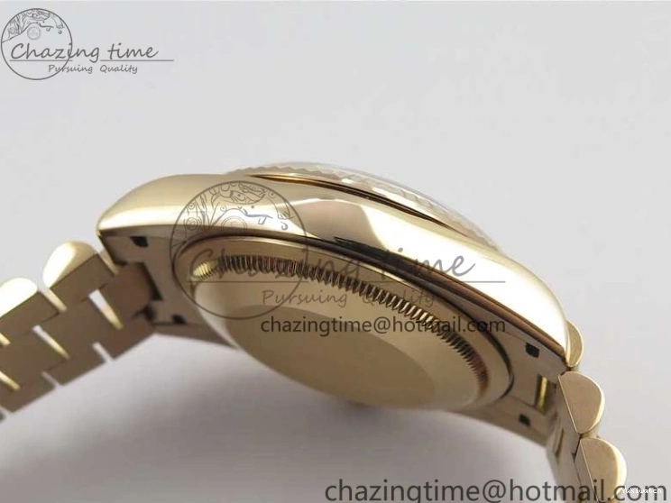 Day-Date Dial President RG on 128239 MOP Best Bp Edition Maker White Crystral Markers 36 Bracelet RG 0715